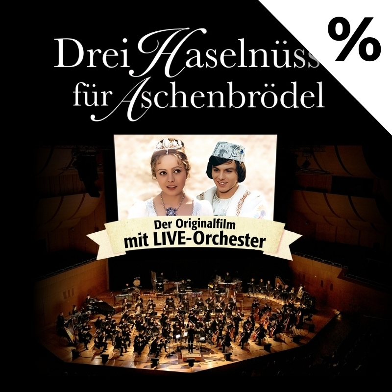 Bild für Drei Haselnüsse für Aschenbrödel - Der Originalfilm mit Live-Orchester (keine Textalternative gegeben)