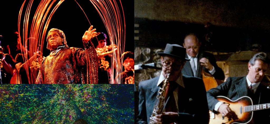 Bild für Sun Ra & Marshall Allen |
                                                Rahmenprogramm im KoKi (keine Textalternative gegeben)