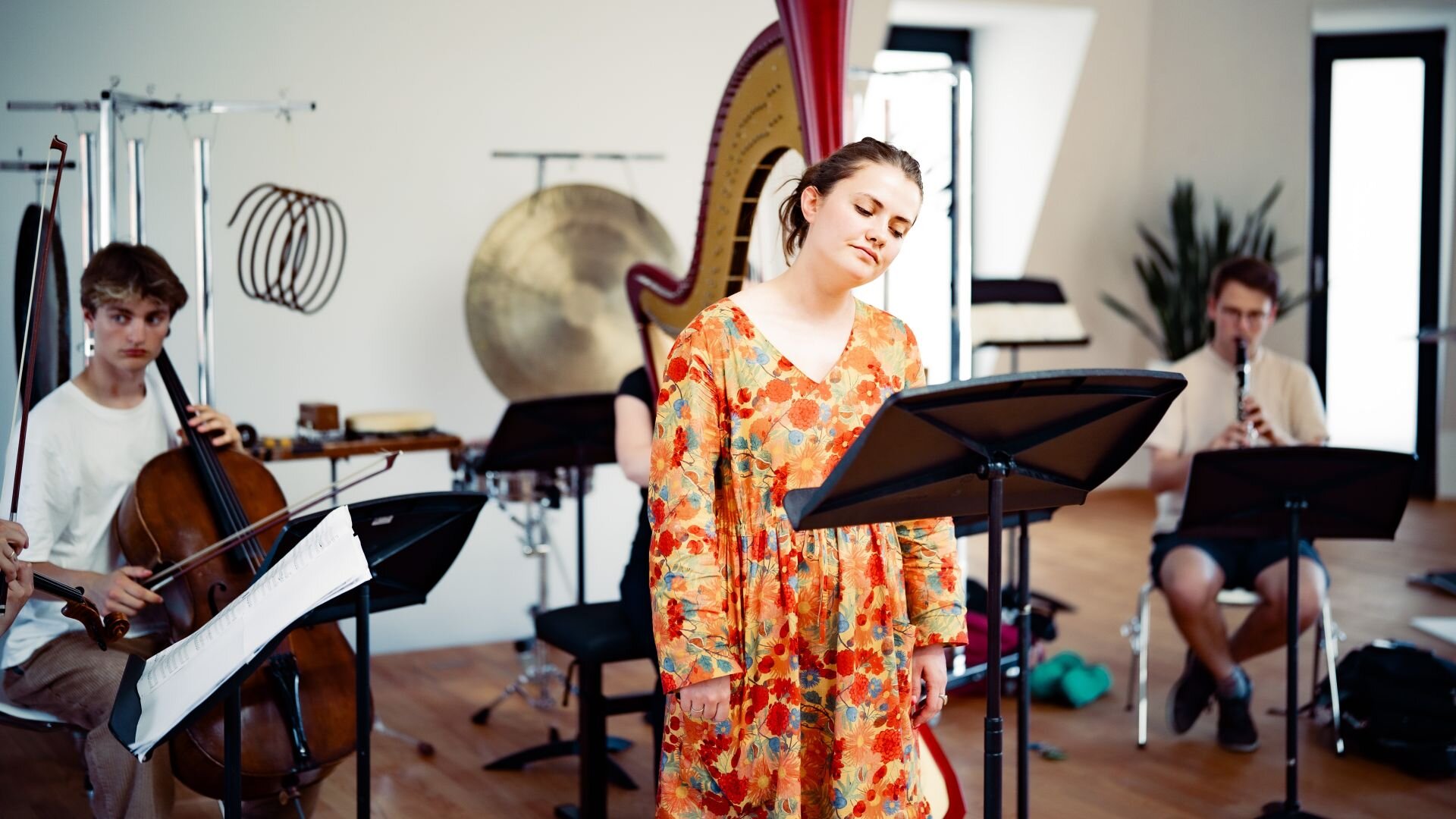 Sängerin Elza Loginova im Humboldtsaal
