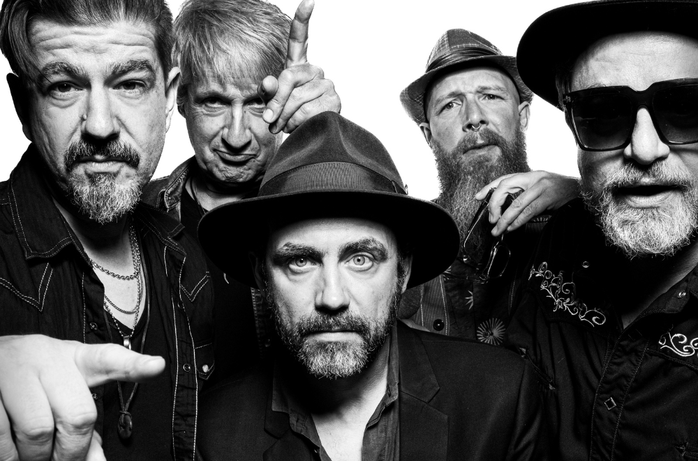 Ellis Mano Band Schwarz-Weiß Bandportrait
