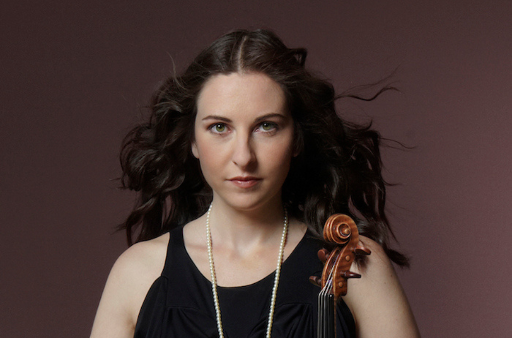 Portrait von Melissa Margulis, Violinistin im Margulis Trio.