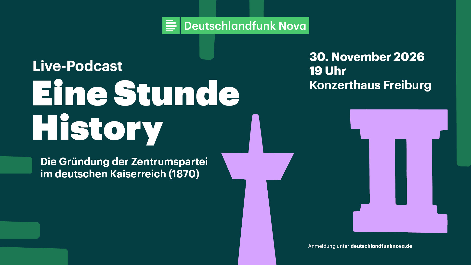 Bild für Eine Stunde History live: Die Gründung der Zentrumspartei im deutschen Kaiserreich (keine Textalternative gegeben)